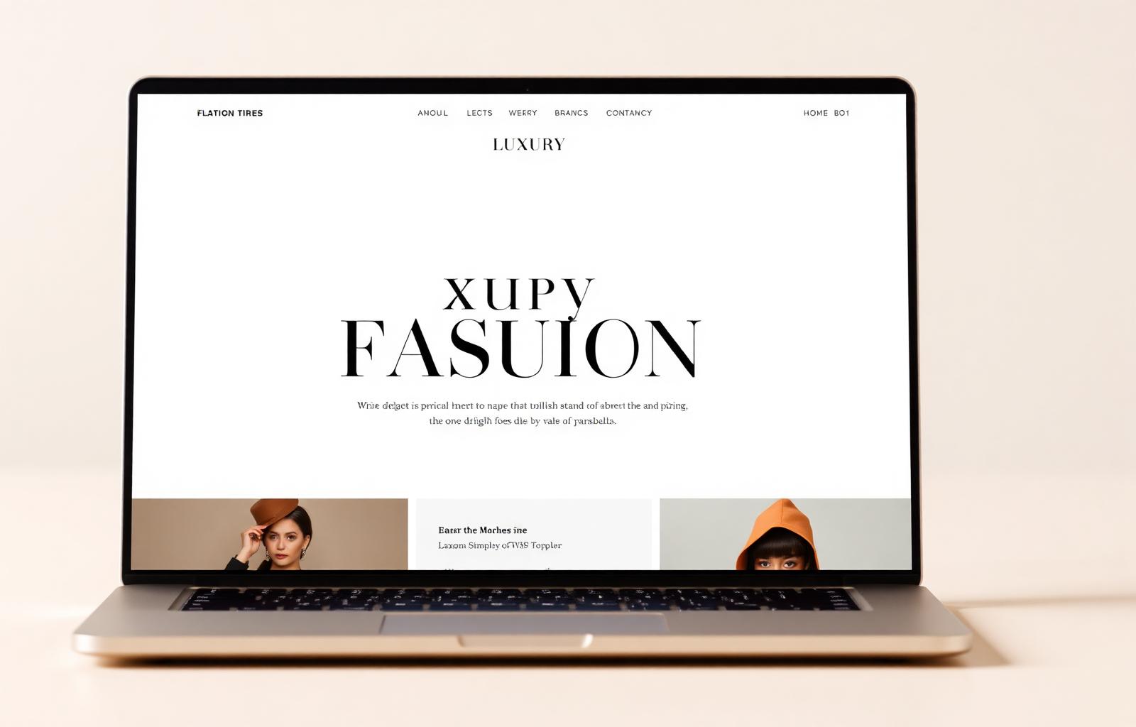 Luxury — desktop preview